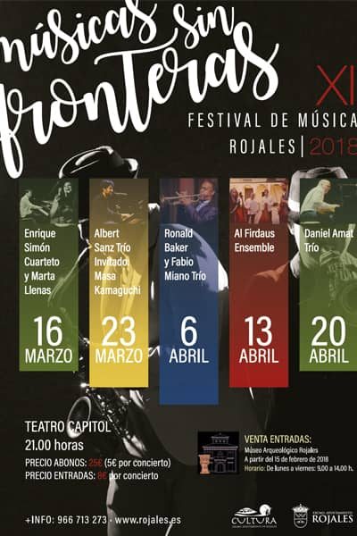 Cartel Musicas sin Fronteras-Rojales 2018 - Jazz fotos del concierto