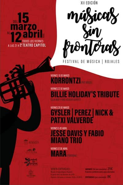 Cartel Musicas sin Fronteras-Rojales 2019 - Jazz fotos del concierto