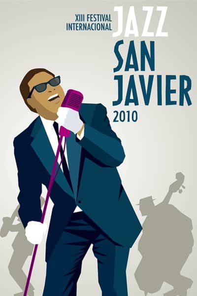Cartel del festival XIII Festival Internacional de Jazz de San Javier-2010 en fotos del concierto